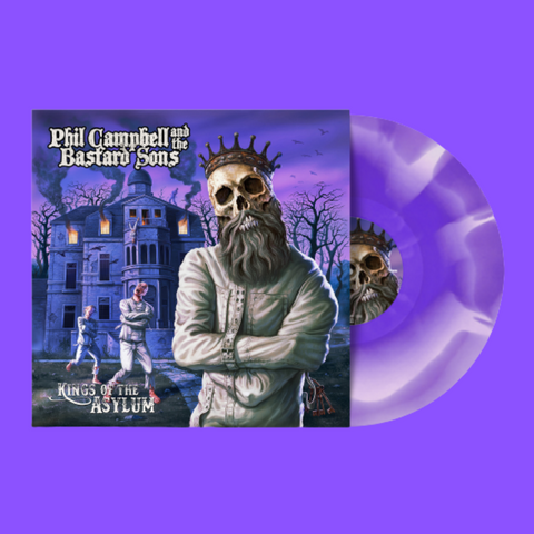 Kings Of The Asylum - White/Purple Ink Spot Vinyl
