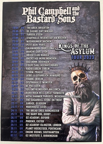 Kings Of The Asylum 2023 Tour A3 Poster