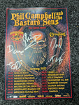 German tour poster signed and unsigned
